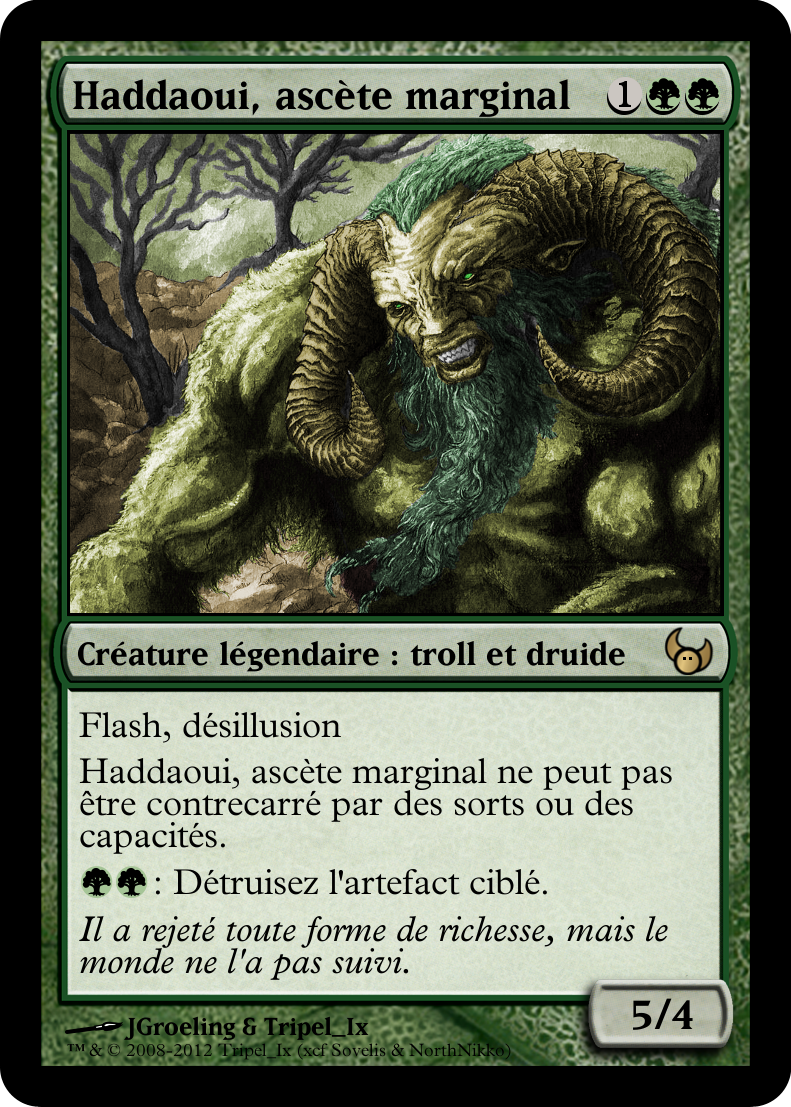Carte Magic La Plus Forte Du Monde Haddaoui, ascète marginal