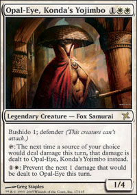 Opal-Eye, Konda's Yojimbo