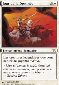Carte : Jour de la destine