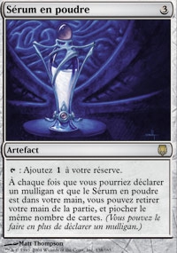 Carte : Srum en poudre