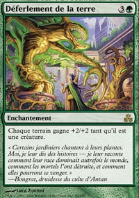 Carte : Dferlement de la terre