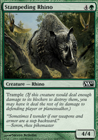 Stampeding Rhino