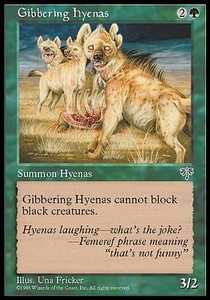 Gibbering Hyenas