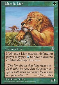 Mtenda Lion