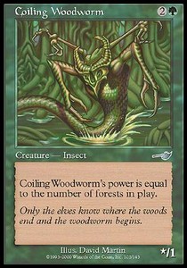 Coiling Woodworm