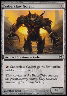 Saberclaw Golem