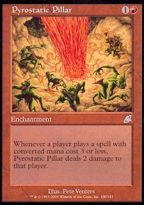 Pyrostatic Pillar