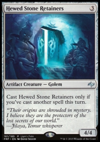 Hewed-Stone Retainers