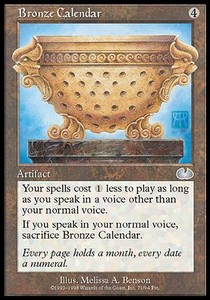 Bronze Calendar